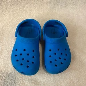 Toddler Crocs.